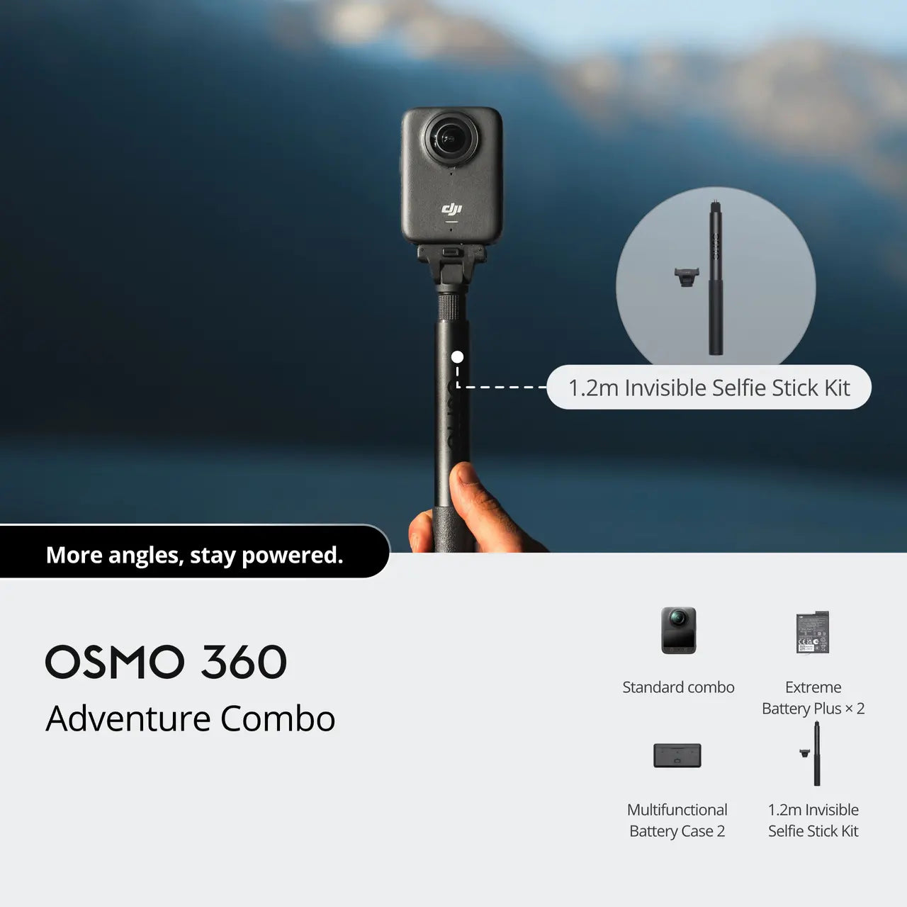 DJI Osmo 360 Adventure Combo Action Camera