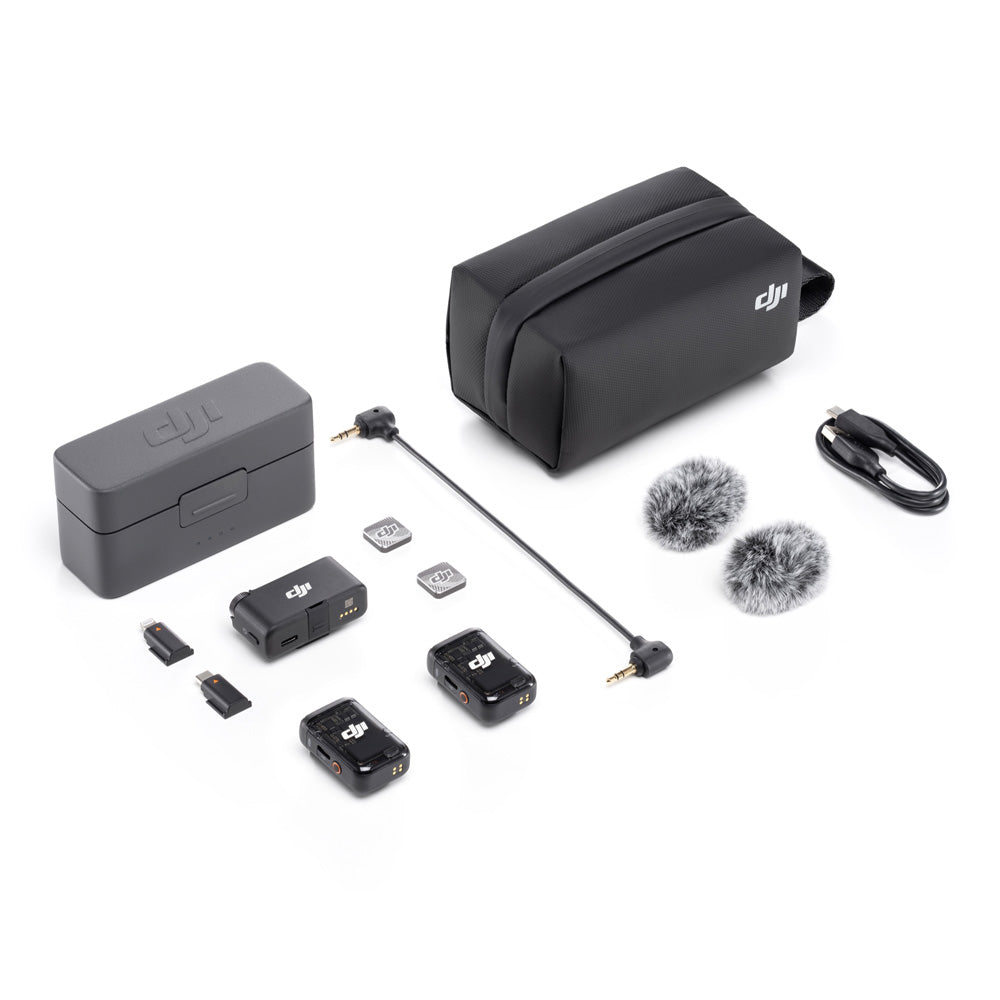DJI Mic 2 Combo (2 Transmitter + 1 Receiver + Charging Case)