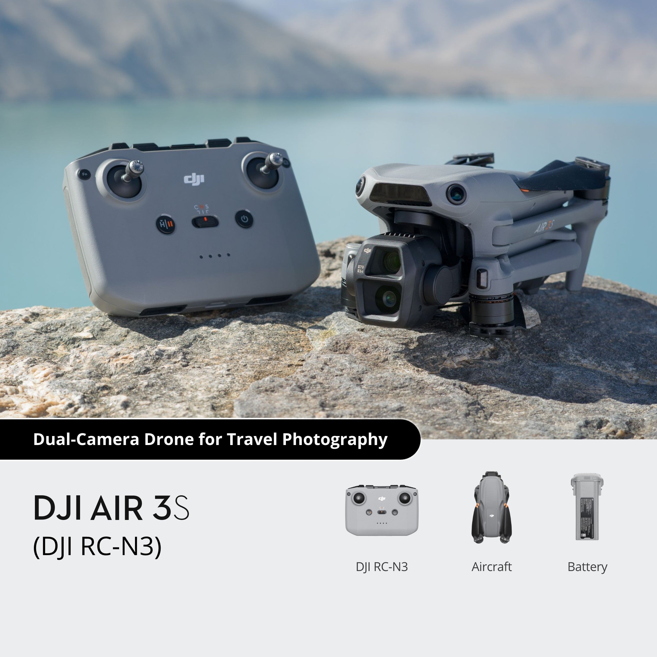 DJI Air 3S with RC-N3 Controller