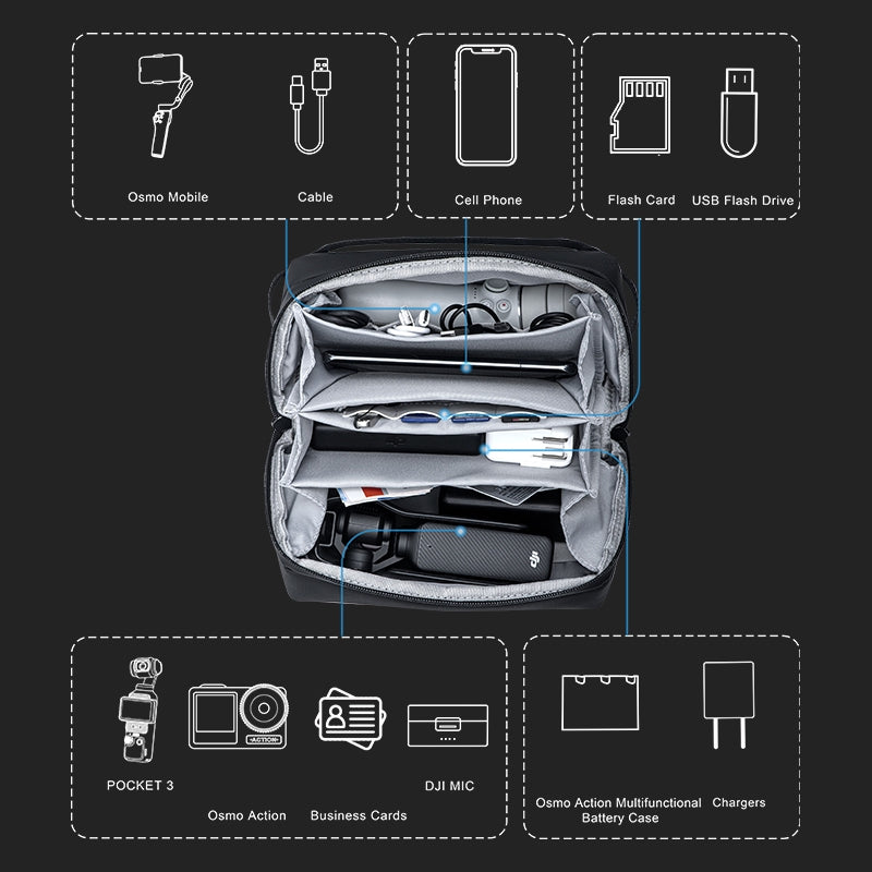 STARTRC Outdoor Camera Bag For Osmo Pocket 3 / Osmo Action 4 / Osmo Mobile 6 / Osmo Mobile SE